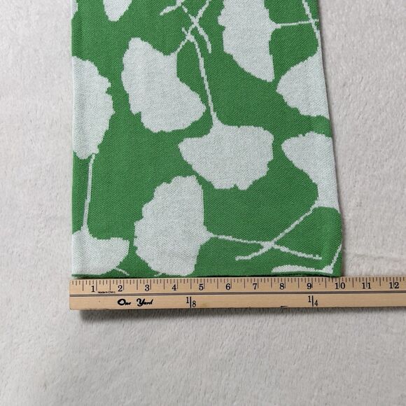 Diane Von Furstenberg For Target High Waist Knit Pants Sz L Ginkgo Green Pullon - Picture 11 of 11